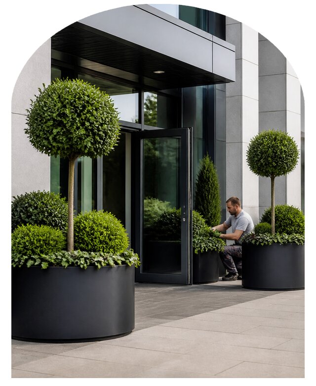 Озеленение входной группы в Чехове по цене от 13115 р. | Метпроект-Чхв
